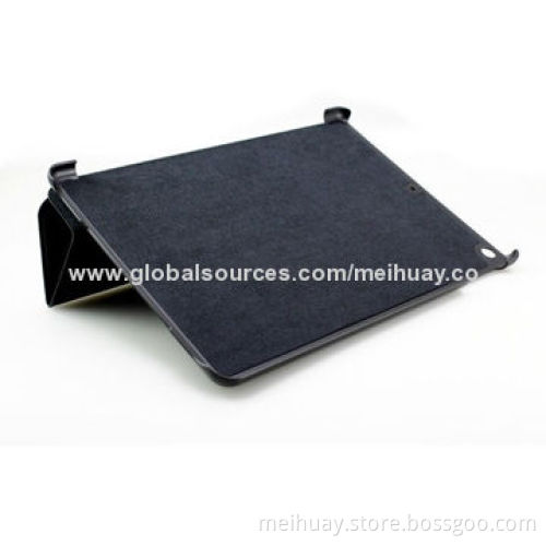 Leather Sleeve Case for iPad, with Three Folds